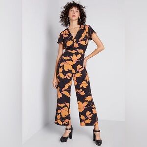 ModCloth floral jumpsuit